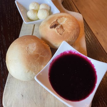 Copper Mug Bar And Grille - Homemade bread w/ homemade blueberry preserves - American Near Me - Loudonville, Ohio Copper Mug Bar And Grille - Homemade bread w/ homemade blueberry preserves - American Near Me - Loudonville, Ohio