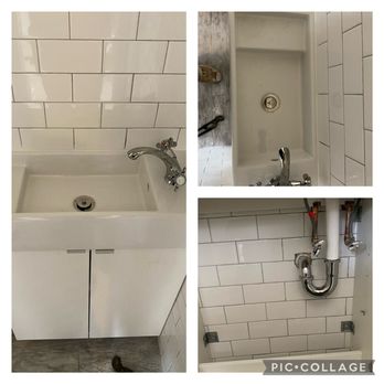 Owens Plumbing - Supply and install new vanity, faucet, shut off valves and chrome pop-up at the daycare. - Plumbing Near Me - Warminster, Pennsylvania Owens Plumbing - Supply and install new vanity, faucet, shut off valves and chrome pop-up at the daycare. - Plumbing Near Me - Warminster, Pennsylvania