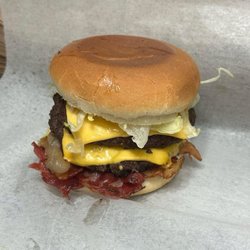 Graves Drive In - Double Bacon Cheeseburger.