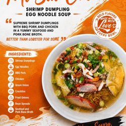 Shrimp Dumpling noodle soup