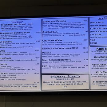 Cocina Mexico - Menu - Mexican Near Me - Pleasanton, California