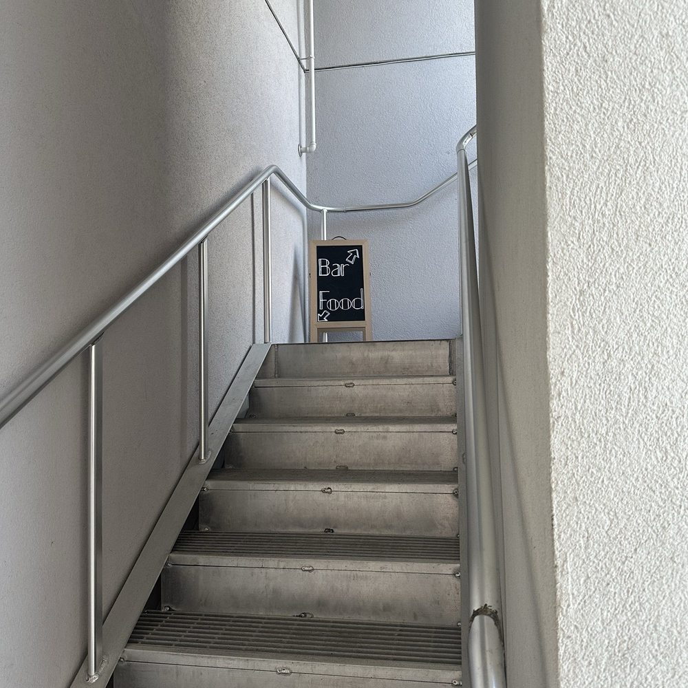 The Bite At The Box - Stairway to upstairs extra seating with bar - Breakfast & Brunch Near Me - Atlantic Beach, North Carolina The Bite At The Box - Stairway to upstairs extra seating with bar - Breakfast & Brunch Near Me - Atlantic Beach, North Carolina