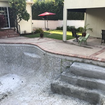 Del Rey Pool Plastering - After pool demo - new steps built - Pool & Hot Tub Service Near Me - San Fernando, California