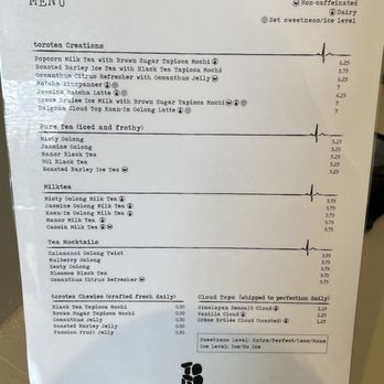 Torotea - Menu - Coffee & Tea Near Me - Diamond Bar, California Torotea - Menu - Coffee & Tea Near Me - Diamond Bar, California