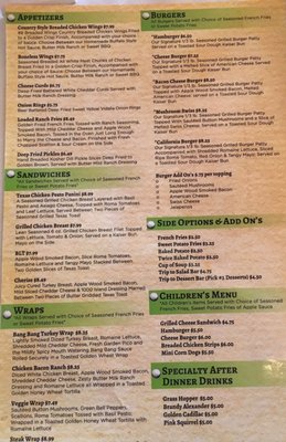 Menu photo 2 RiverEdge Golf Course Marshfield, WI