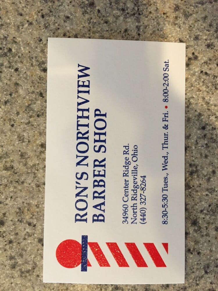Ron's Northview Barber Shop Logo