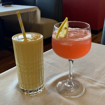 Bazil Indian Cuisine - Mango Lassi and the Tropical Passion Mocktail - Indian Near Me - Raleigh, North Carolina Bazil Indian Cuisine - Mango Lassi and the Tropical Passion Mocktail - Indian Near Me - Raleigh, North Carolina