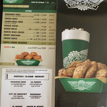 Wingstop - Menu - Chicken Wings Near Me - Baldwin Park, California Wingstop - Menu - Chicken Wings Near Me - Baldwin Park, California