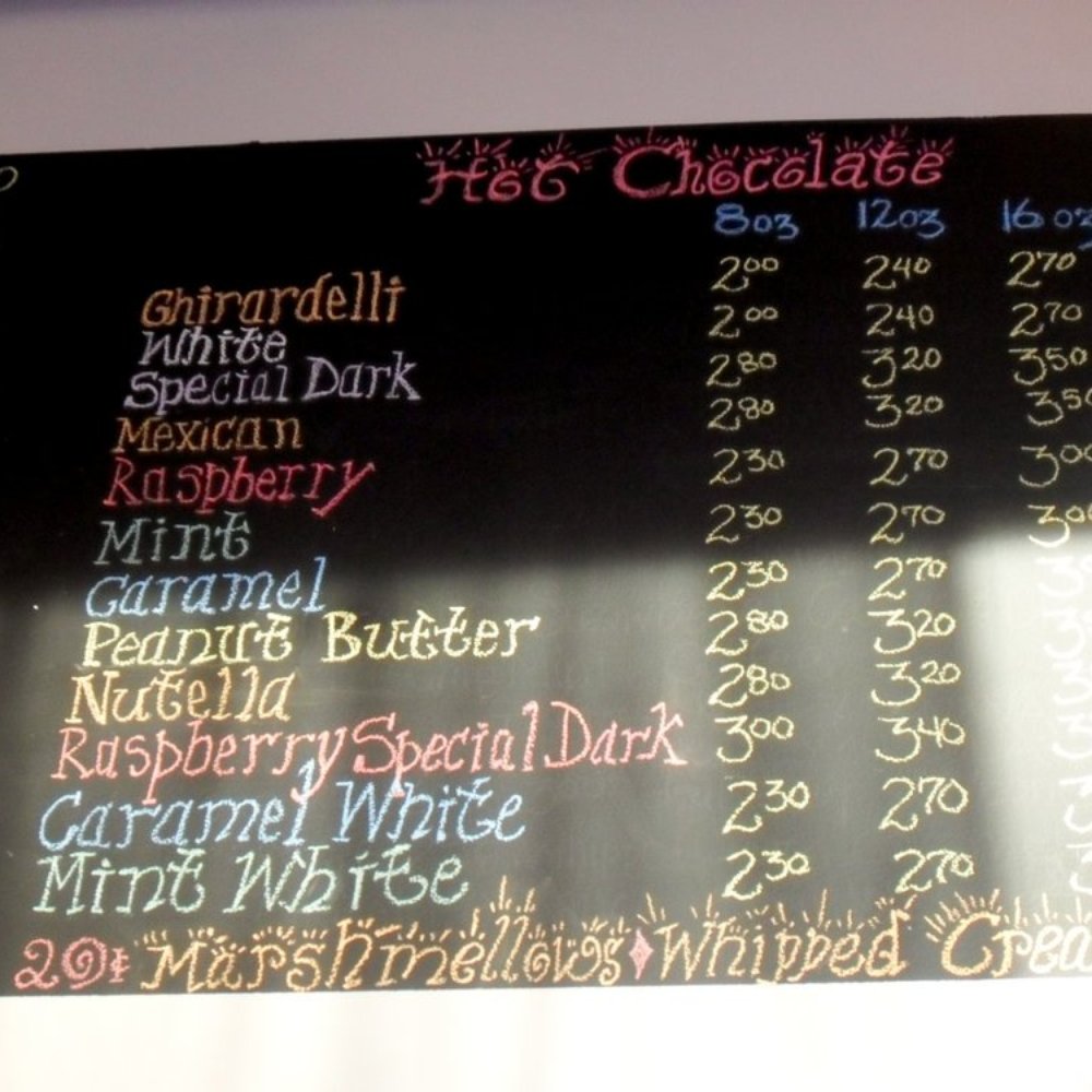 Black Cat Cafe - Hot cocoa list. - Coffee & Tea Near Me - Irvington, New York Black Cat Cafe - Hot cocoa list. - Coffee & Tea Near Me - Irvington, New York