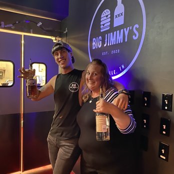 Big Jimmy's - Best bartender I found in Nashville at Big Jimmy's!! Go visit Jax you won't regret it!!! We definitely will be back to see you again!!! - Burgers Near Me - Nashville, Tennessee Big Jimmy's - Best bartender I found in Nashville at Big Jimmy's!! Go visit Jax you won't regret it!!! We definitely will be back to see you again!!! - Burgers Near Me - Nashville, Tennessee