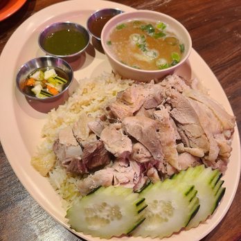 BKK Street Thai Eatery - steamed chicken was on the dry side. sauces were pretty good tho. - Thai Near Me - Hawthorne, California BKK Street Thai Eatery - steamed chicken was on the dry side. sauces were pretty good tho. - Thai Near Me - Hawthorne, California