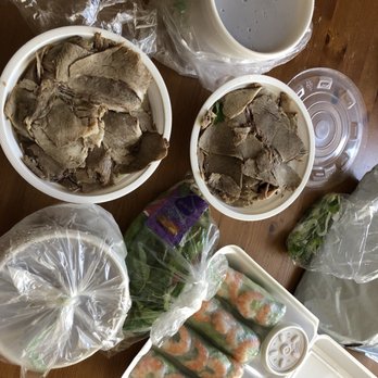 Pho 45 - All this for $25 (2 large phó and one order spe g rolls for 4 people) - Vietnamese Near Me - Garden Grove, California Pho 45 - All this for $25 (2 large phó and one order spe g rolls for 4 people) - Vietnamese Near Me - Garden Grove, California