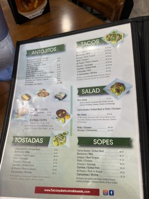 Menu photo 2 Tacos y Antojitos Emmanuel West Palm Beach, FL