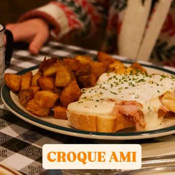 Lazy Daisy Diner & Cafe - Croque Madame? Croque Monsieur? How about the Croque Ami!? - Diners Near Me - Urbana, Illinois Lazy Daisy Diner & Cafe - Croque Madame? Croque Monsieur? How about the Croque Ami!? - Diners Near Me - Urbana, Illinois