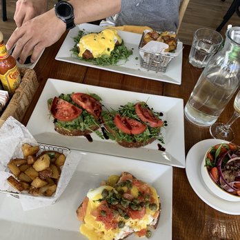 Untoasted - Smoked Salmon Benedict, crab cakes Benedict, Guacamole toast. - Breakfast & Brunch Near Me - Hallandale Beach, Florida Untoasted - Smoked Salmon Benedict, crab cakes Benedict, Guacamole toast. - Breakfast & Brunch Near Me - Hallandale Beach, Florida