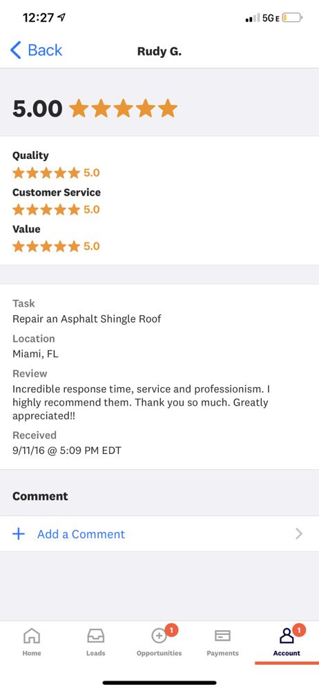 Slide of Pro-Tech Roofing Contractor