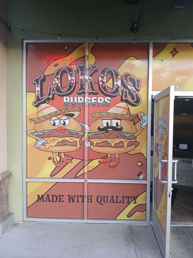 Food from Lokos Burgers