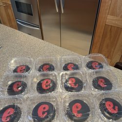 Evolution Physical Therapy & Fitness - Sugar cookies from EILAT BAKERY custom order made with the logo for Evolution Physical Therapy and Fitness.