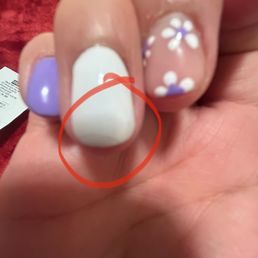 Crack in shellac 2 days later