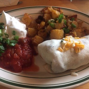 Chuckwagon Cafe - The smaller portion of the breakfast burrito - Diners Near Me - Turner Valley, Alberta Chuckwagon Cafe - The smaller portion of the breakfast burrito - Diners Near Me - Turner Valley, Alberta
