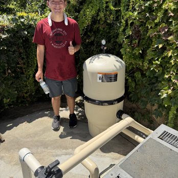A Special Kind of Clean - Just finished a new filter installation with Teo! - Pool Cleaners Near Me - Upland, California A Special Kind of Clean - Just finished a new filter installation with Teo! - Pool Cleaners Near Me - Upland, California