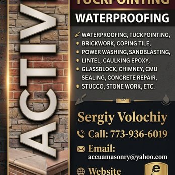 Active Masonry and Tuckpointing - Masonry/Concrete Near Me - Chicago, Illinois Active Masonry and Tuckpointing - Masonry/Concrete Near Me - Chicago, Illinois