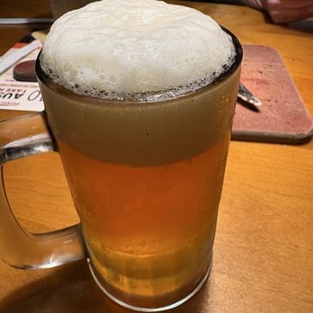 Outback Steakhouse - Firestone Union Jack from the can served with a cold frothy mug - Steakhouses Near Me - Henderson, Nevada