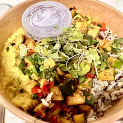 Nourish Cooking - This is the Indian Moong Dal + Veggie Bowl.