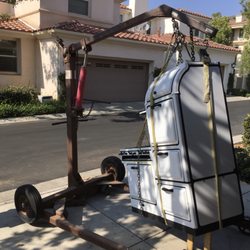 Treasure Hunter Cleanup - Specialized move for a 1927 Magic Chef Stove.. Had to use a special manual roll boom.