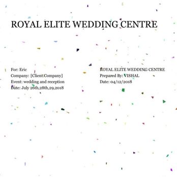 Royal Elite Events - They said that they never hosted my event but here is some proof in the pictures enclosed. Stay away from this place !!! - Party & Event Planning Near Me - Richmond Hill, New York