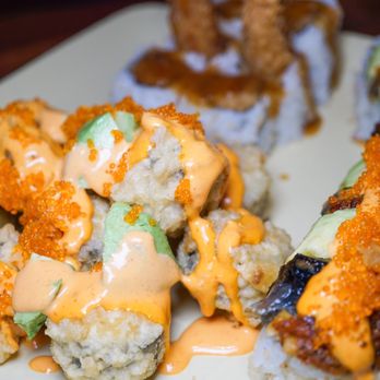 Ichiban - a plate of sushi with shrimp and avocado - Sushi Bars Near Me - Bangor, Maine Ichiban - a plate of sushi with shrimp and avocado - Sushi Bars Near Me - Bangor, Maine