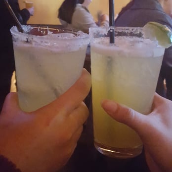 Sena On Myrtle - $5 Margarita happy hour! Regular on the left and peach to the right - New American Near Me - Monrovia, California Sena On Myrtle - $5 Margarita happy hour! Regular on the left and peach to the right - New American Near Me - Monrovia, California
