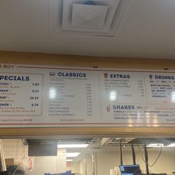 Burger Boy - Menu