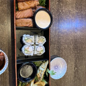 Shogun Bistro - Hibachi Tuna Steak Entree with shrimp sushi - Japanese Near Me - Bowling Green, Kentucky