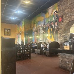 Los Cocos - The beautiful mural painted on the wall