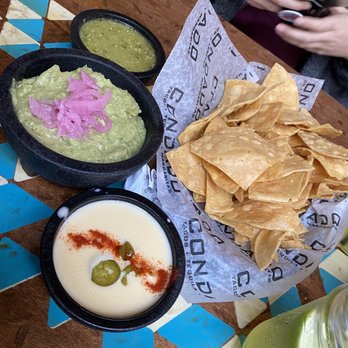 Condado Tacos - Chips and queso, guac, and salsa - Tacos Near Me - Pittsburgh, Pennsylvania