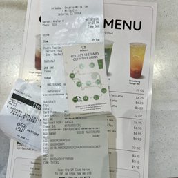 Collect 10 stamps to get a free drink Collect 10 stamps to get a free drink