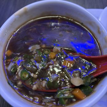 Bob's Lounge & Grill - Manchow soup - choose your spice level (I got spicy and it kicked ass) - Hookah Bars Near Me - Houston, Texas Bob's Lounge & Grill - Manchow soup - choose your spice level (I got spicy and it kicked ass) - Hookah Bars Near Me - Houston, Texas