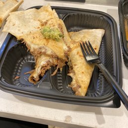 Soggy terrible quesadilla