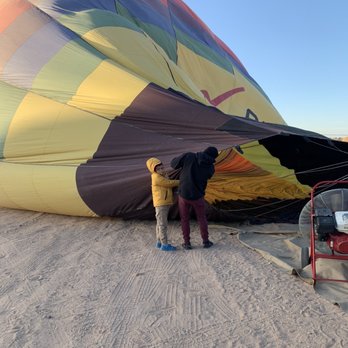 Rainbow Ryders - My hubbs and son helping out! - Hot Air Balloons Near Me - Albuquerque, New Mexico