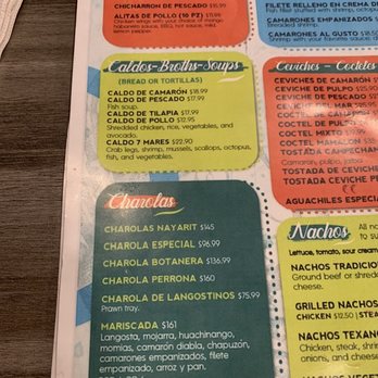 Mariscos Don Camaron - Menu: Soups and Party Platters - Seafood Near Me - West Columbia, South Carolina