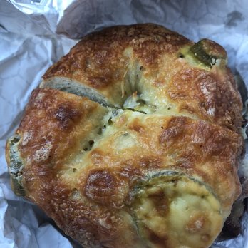 The Works Bakery Cafe - Egg bacon sandwich on a jalapeño bagel - Bagels Near Me - Concord, New Hampshire The Works Bakery Cafe - Egg bacon sandwich on a jalapeño bagel - Bagels Near Me - Concord, New Hampshire
