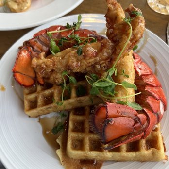 Devil's Kitchen - Lobster and Waffles.  Doesn't seem like it would be good but yet it was amazing. - New American Near Me - Grand Junction, Colorado