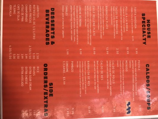 Menu photo 5 Mi Jalisco Cornelius, OR