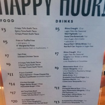Earls Kitchen + Bar - menu - Cocktail Bars Near Me - West Vancouver, British Columbia