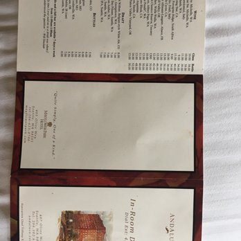 Mayflower Park Hotel - Room-service menu (side 1/2) - Hotels Near Me - Seattle, Washington Mayflower Park Hotel - Room-service menu (side 1/2) - Hotels Near Me - Seattle, Washington