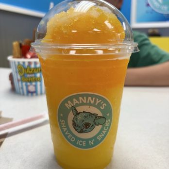 Manny's Shaved Ice N' Snacks - Mango Piña - Shaved Ice Near Me - West Columbia, South Carolina