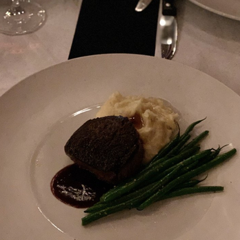 Owen's Bistro - Filet perfectly done. Excellent presentation but the taste was even better. - New American Near Me - Chino, California