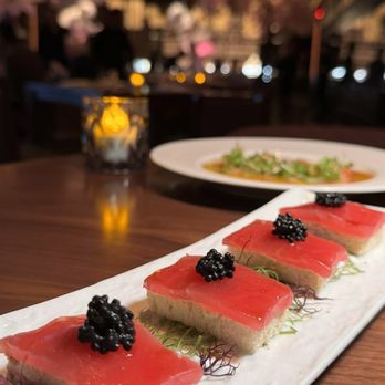 WAKUDA - Big eye tuna sashimi toast - Japanese Near Me - Las Vegas, Nevada WAKUDA - Big eye tuna sashimi toast - Japanese Near Me - Las Vegas, Nevada