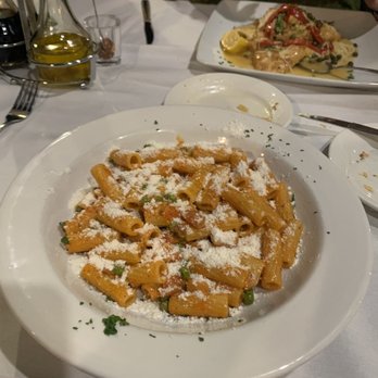 Aroma Restaurant - a plate of pasta with parmesan cheese - Coffee & Tea Near Me - Ventnor City, New Jersey